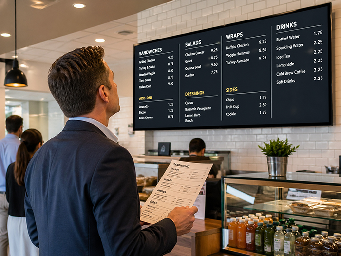 Digital Menu Board