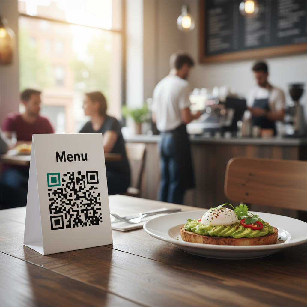 Happy menu restaurant QR Code menu QR Code